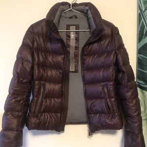 ADD Burgundy Puffer Cashmere Lining
